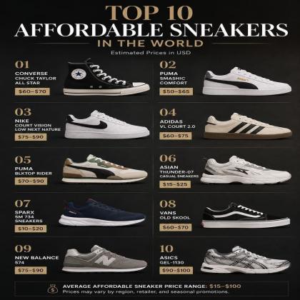 Top 10 shoes