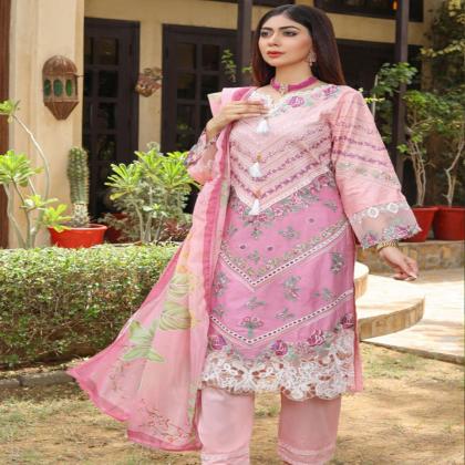 Embroidered Lawn 3-Piece Su