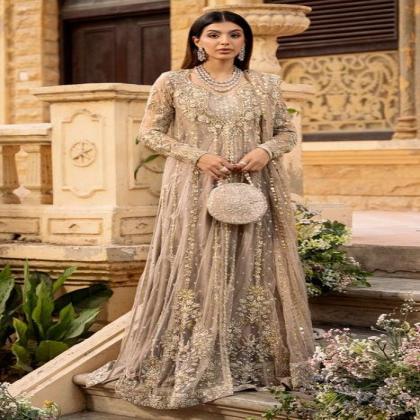 Luxury Embroidered Maxi Dress