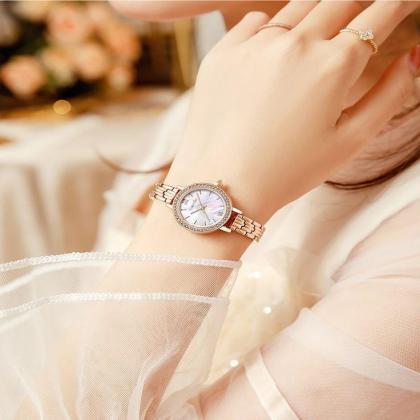 Rose Gold + Mother of Pearl Dial
